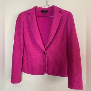 St. John Camelia Wool Blend Blazer Size 8